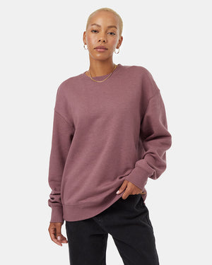 Purple-Organic-Cotton-Crew-Neck-Sweatshirt