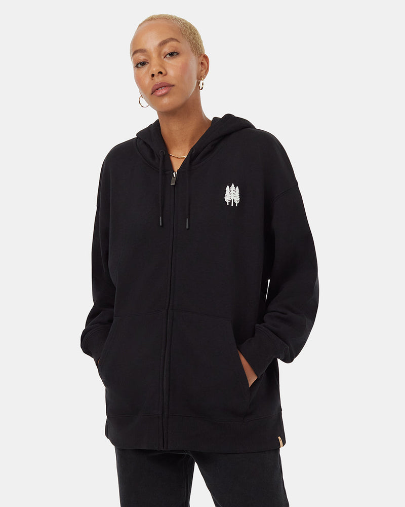 Black-Organic-Cotton-Printed-Graphic-Full-Zip-Hoodie