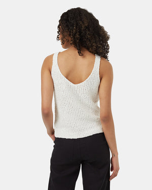 White-Cotton-V-Neck-Sweater-Tank-Top