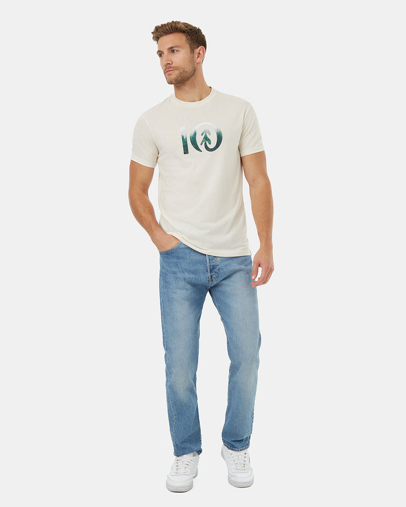 White-Crew-Neck-Short-Sleeve-Graphic-T-Shirt