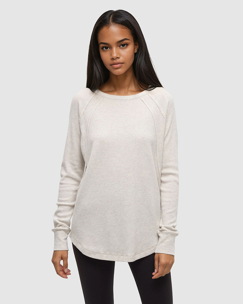 White-Relax-Treewaffle-Longsleeve-Shirt