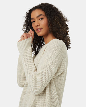 White-Womens-Organic-Cotton-Knit-Sweater