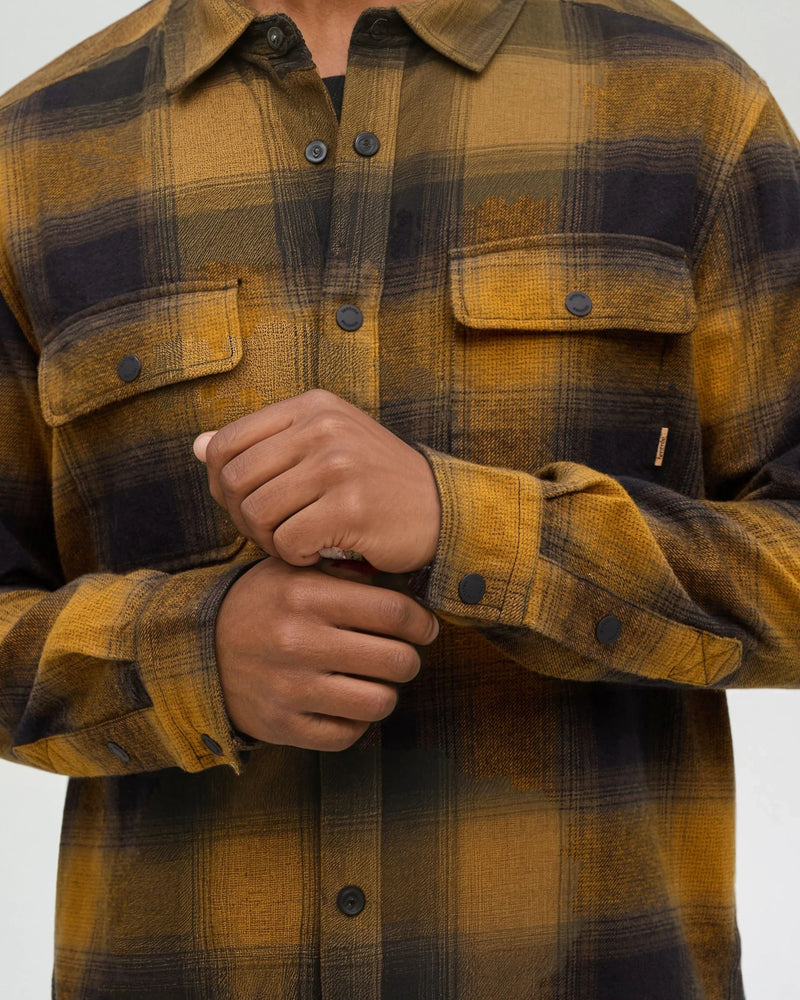 Yellow-Mens-Button-Up-Shirt
