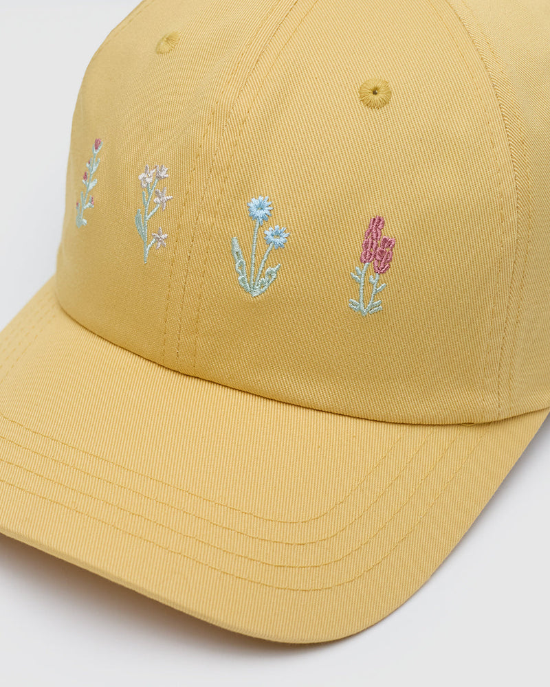 Yellow-Organic-Cotton-6-Panel-Low-Profile-Hat