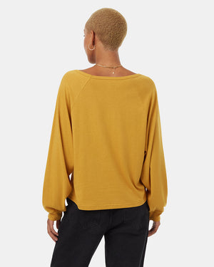 Yellow-Organic-Cotton-Turtleneck-Sweater