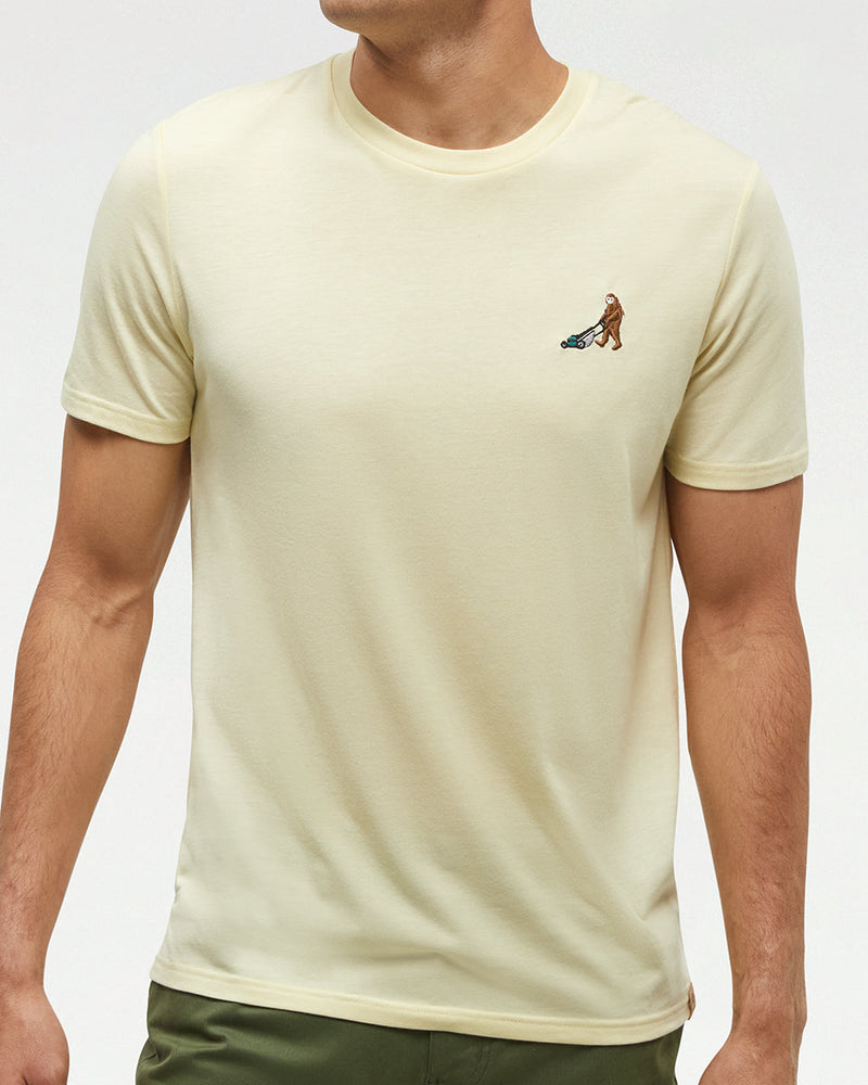 Yellow-Regular-Fit-Embroidered-Graphic-T-Shirt