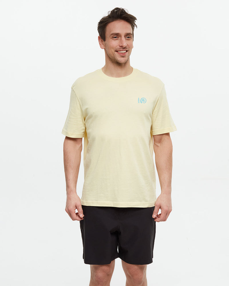 Yellow-Relax-Fit-Printed-Graphic-T-shirt