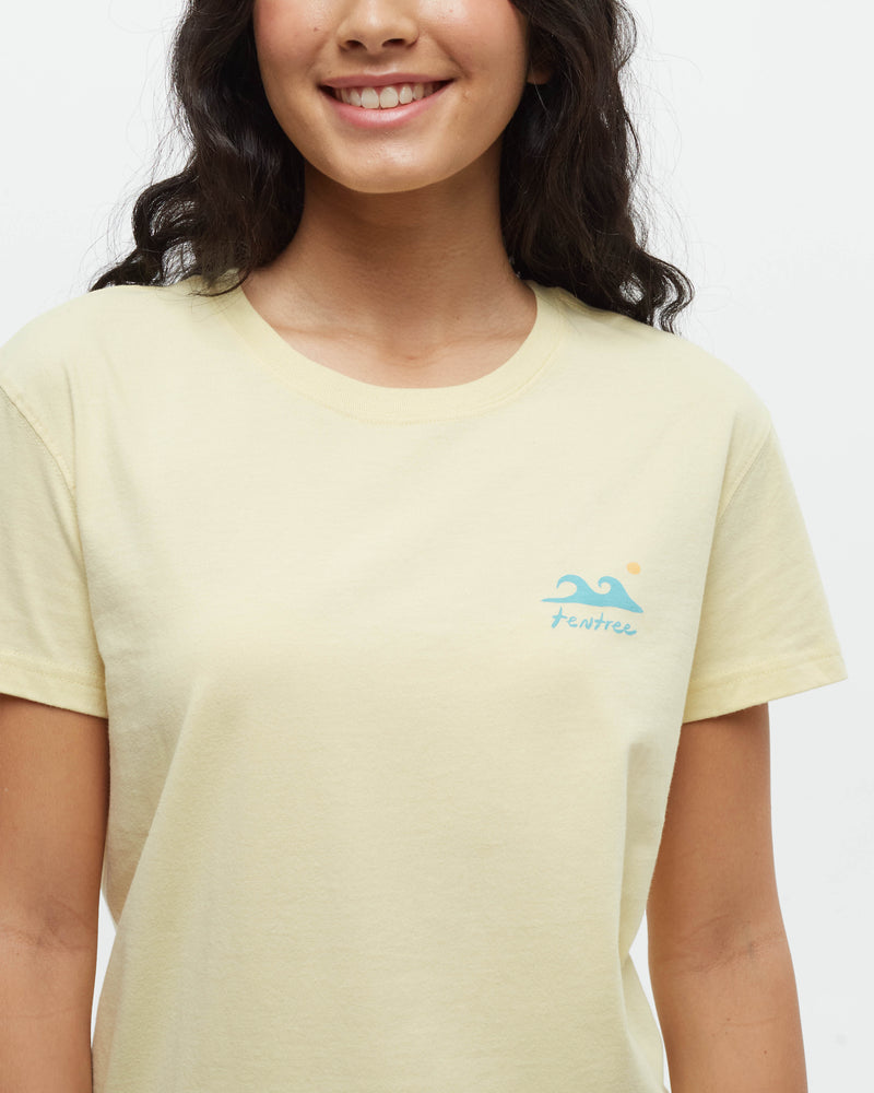 Yellow-Relax-Fit-Printed-Graphic-T-shirt