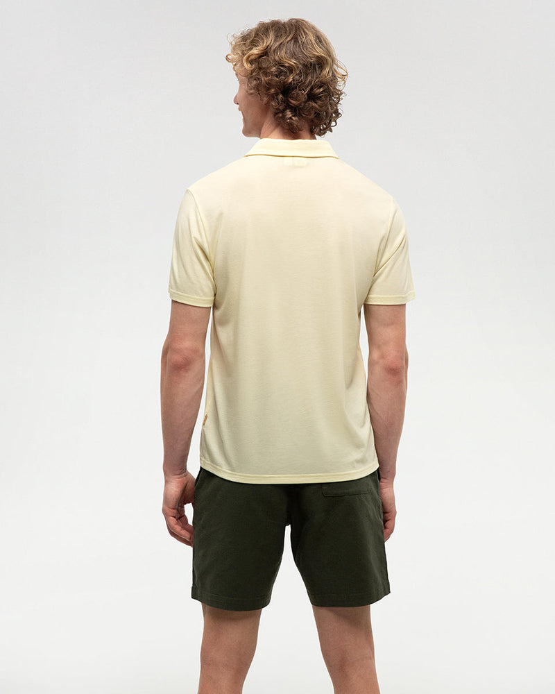 Yellow-Treeblend-Regular-Fit-Polo
