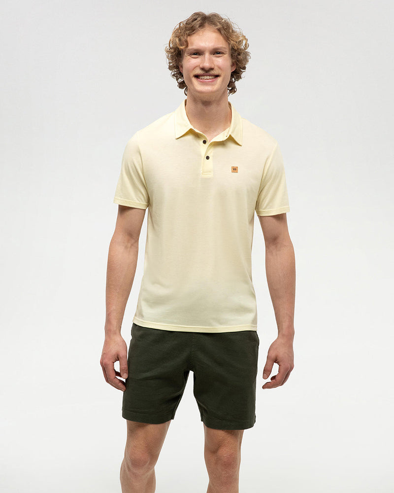 Yellow-Treeblend-Regular-Fit-Polo