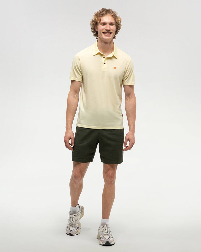 Yellow-Treeblend-Regular-Fit-Polo