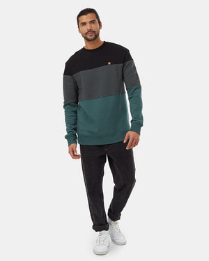 Black-Green-Men_s-Stripe-Colour-Crew-Neck-Sweatshirt