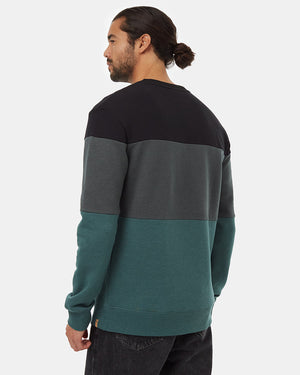 Black-Green-Men_s-Stripe-Colour-Crew-Neck-Sweatshirt