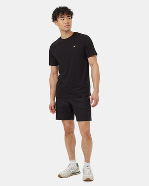 Black-Mens-Hemp-Mid-Rise-Shorts