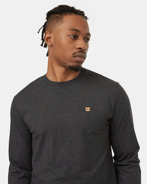 Black-Mens-Long-Sleeve-Crew-Neck-Sweatshirt