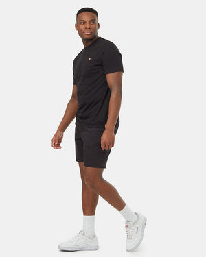 Black-Mens-Organic-Cotton-Twill-Shorts