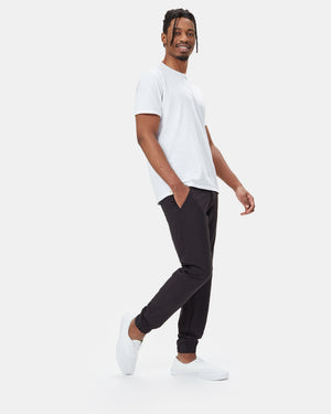 Black Mens Recycled Polyester Joggers