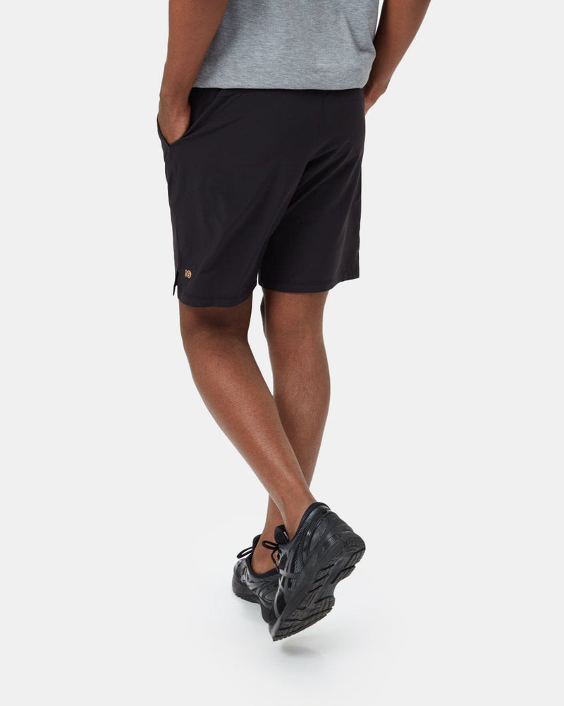 Black Men's Repreve Polyester Sport Shorts