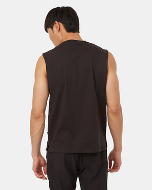 Black-Recycled-Polyester-Tank-Top