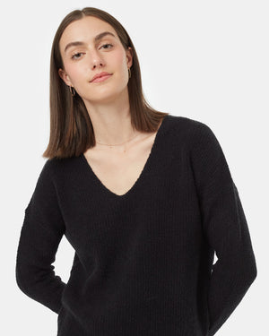 Black-Women_s-Eco-Friendly-V-Neck-Knit-Sweater