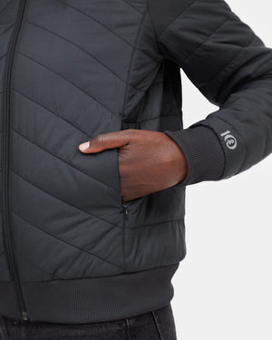 Black  Women's Insulated Bomber Jacket