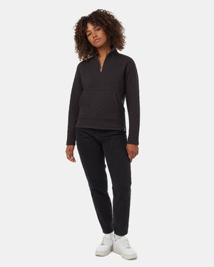 Black-Women_s-Quarter-Zip-Sweatshirt