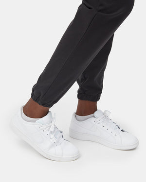 Black Women's Eco-Friendly High-Rise Joggers