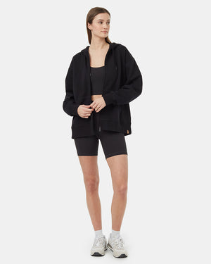 Black-Womens-Eco-Friendly-Hooded-Zip-up