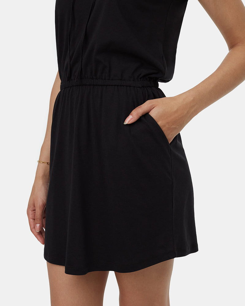 Black-Womens-Recycled-Polyester-Dress