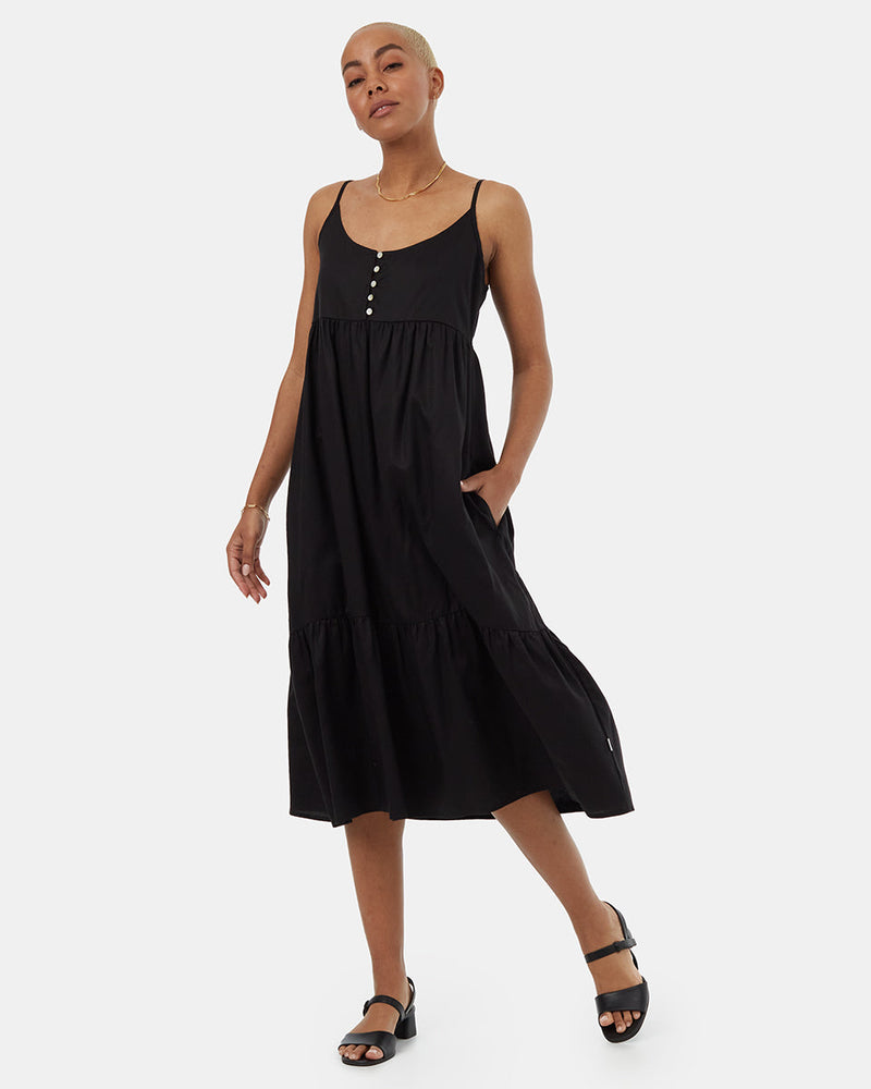 Black-Womens-Tencel-Tiered-Cami-Dress