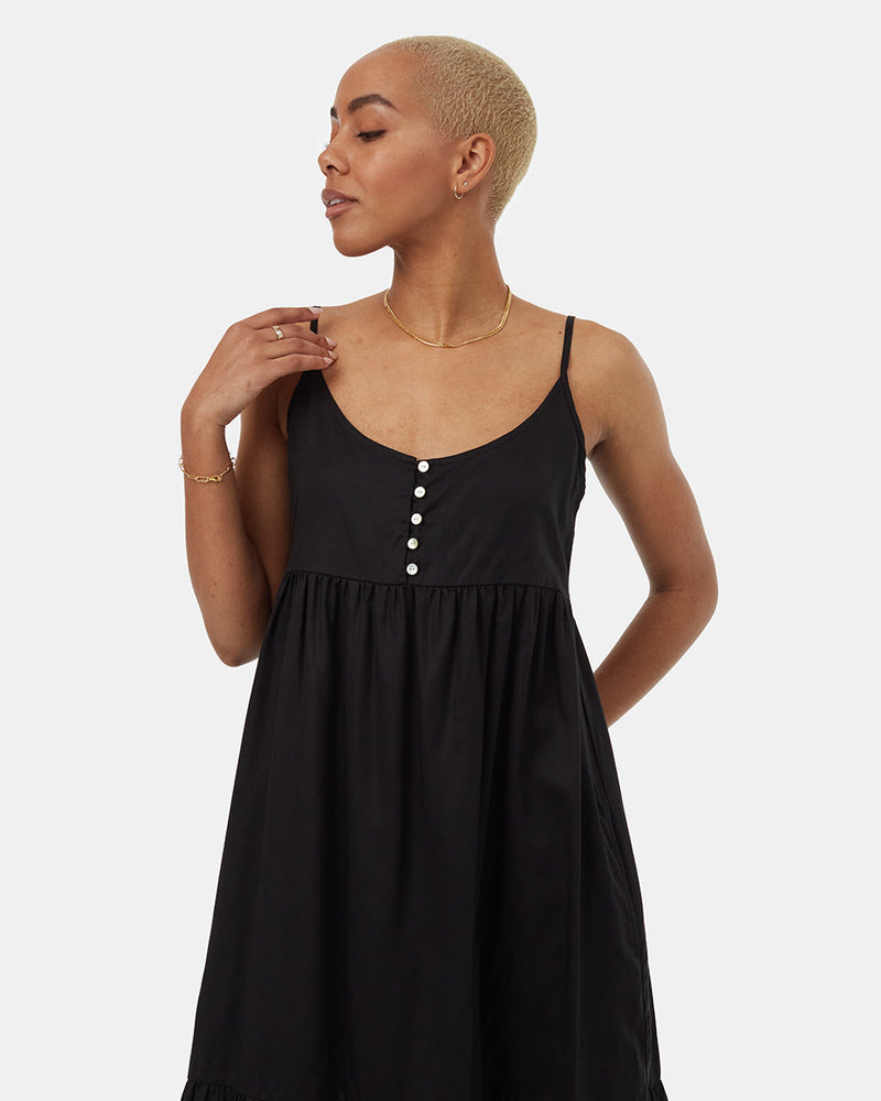 Black-Womens-Tencel-Tiered-Cami-Dress