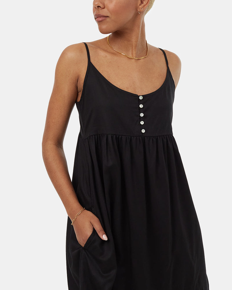 Black-Womens-Tencel-Tiered-Cami-Dress