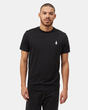 Black Crew Neck Graphic Tee