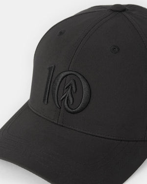 Black Fitted Baseball Cap