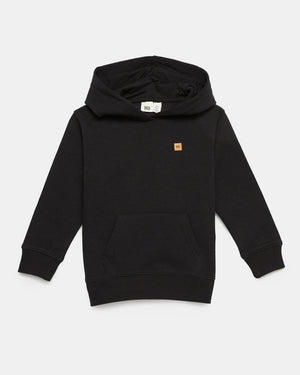 Black Kids Organic Cotton Fleece Pullover