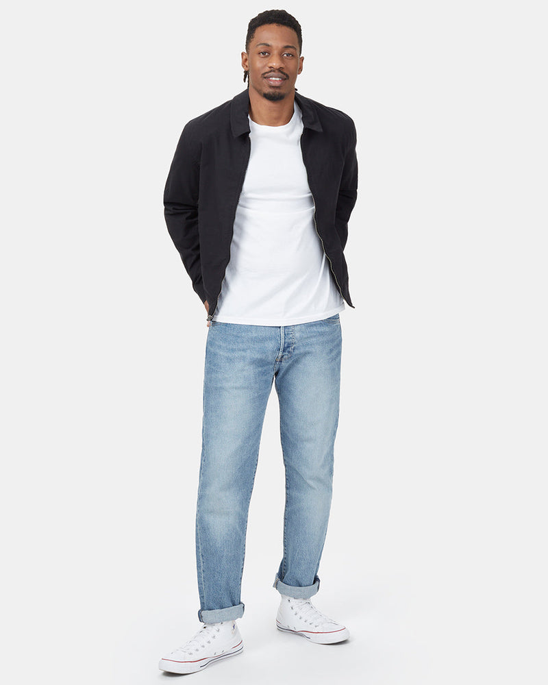 Black Men's Organic Cotton Jacket