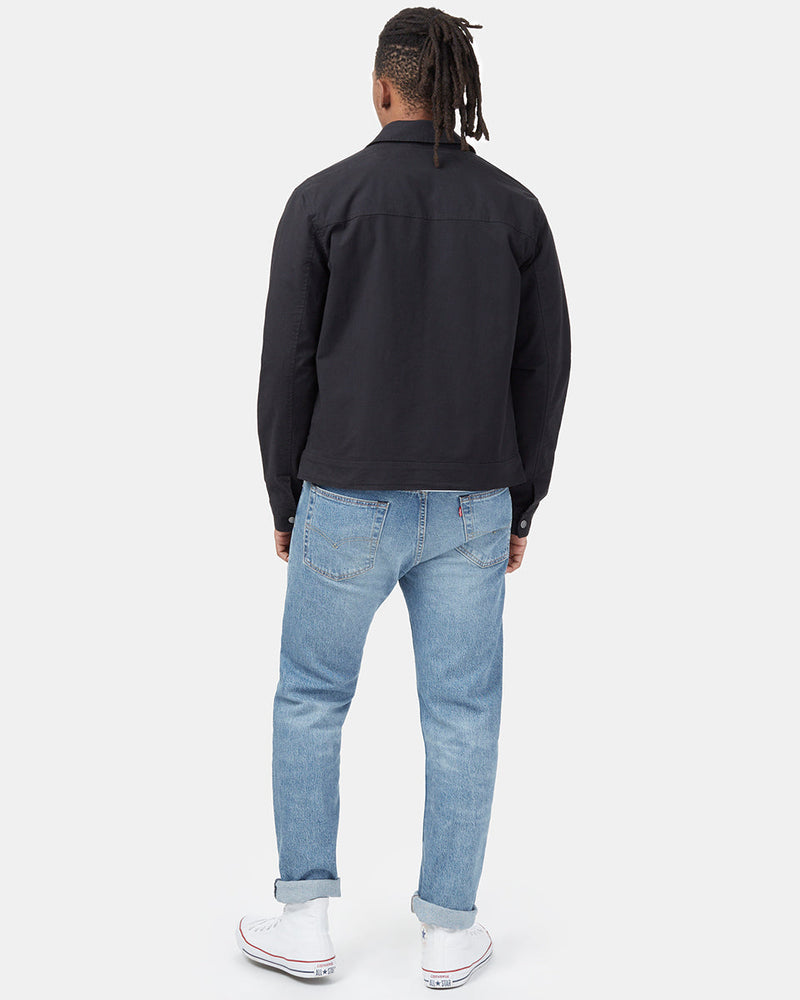 Black Men's Organic Cotton Jacket