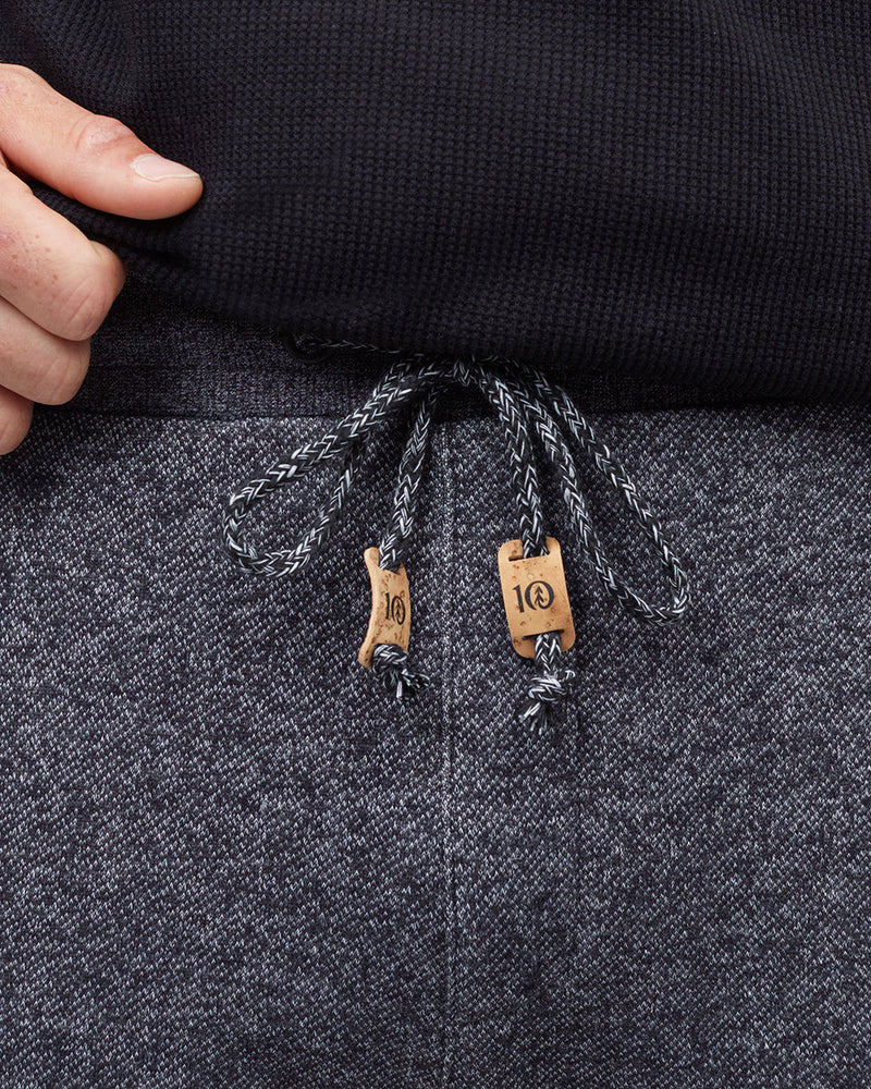 Black Men's Organic Cotton Joggers