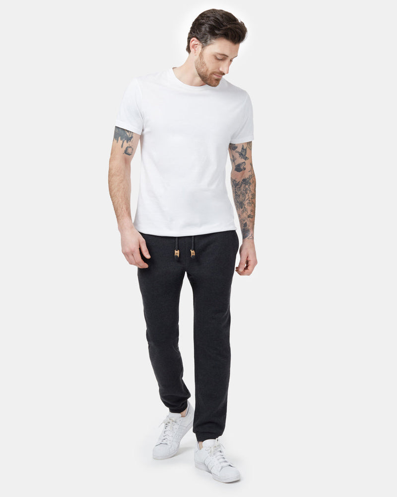 Black Men's Organic Cotton Joggers