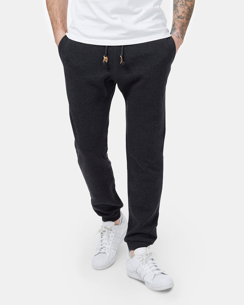 Black Men's Organic Cotton Joggers