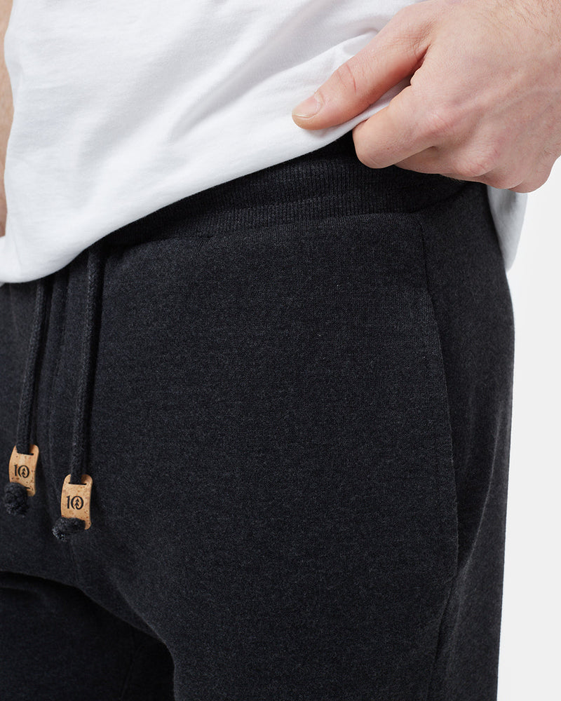 Black Men's Organic Cotton Joggers