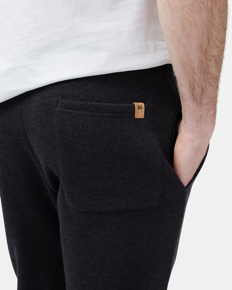 Black Men's Organic Cotton Joggers