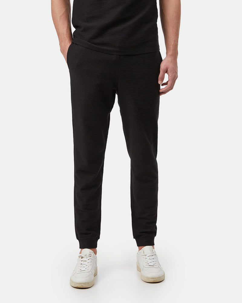 Black Men's Organic Cotton Sweatpants
