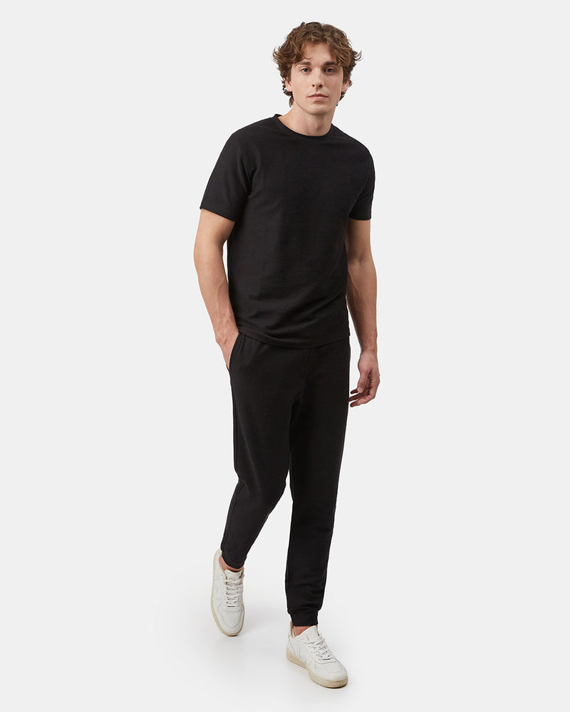 Black Men's Organic Cotton Sweatpants