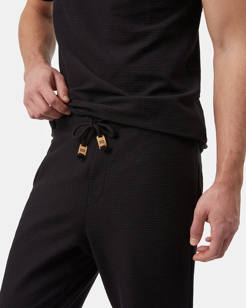 Black Men's Organic Cotton Sweatpants