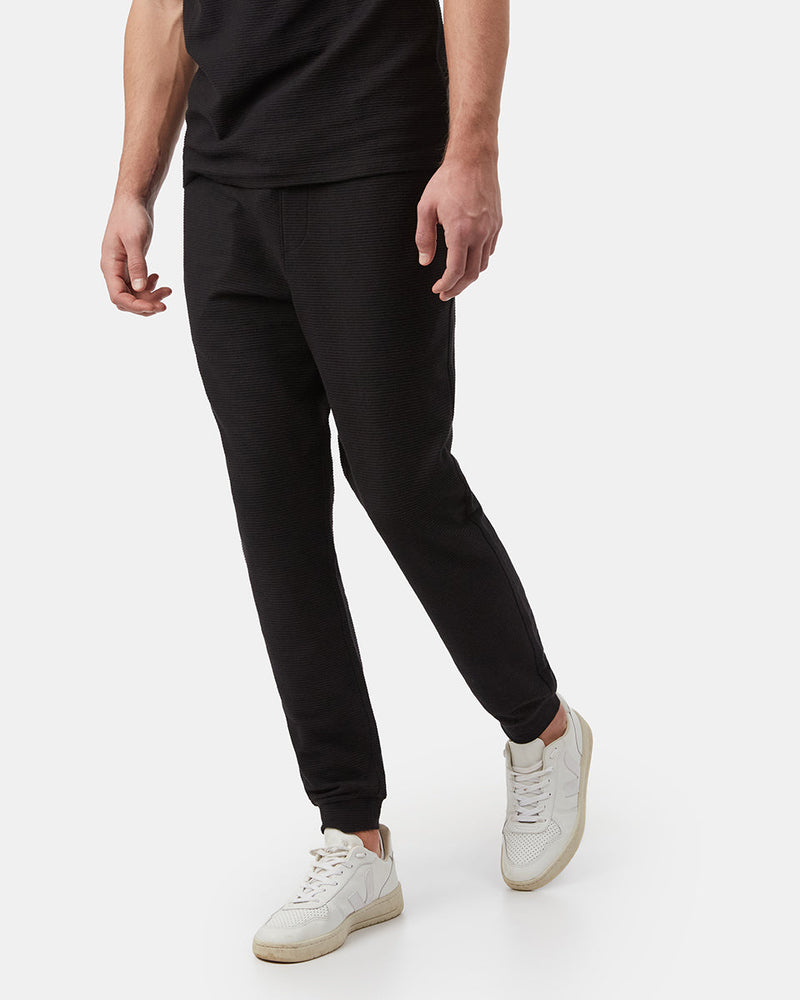 Black Men's Organic Cotton Sweatpants