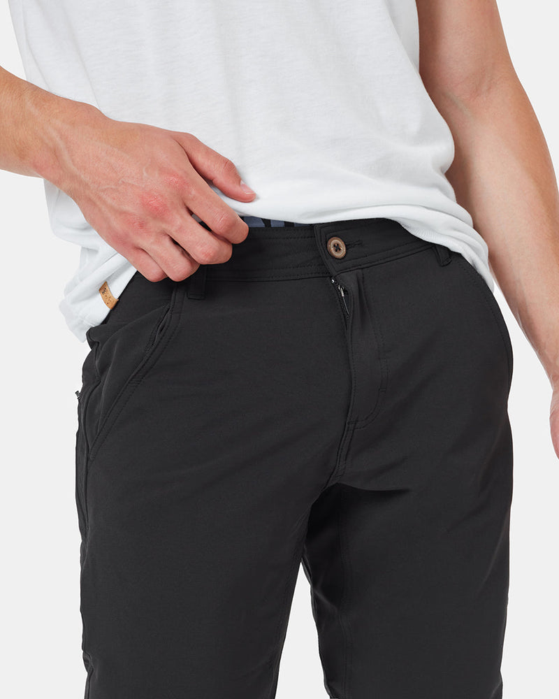 Black Men's Repreve Polyester Joggers
