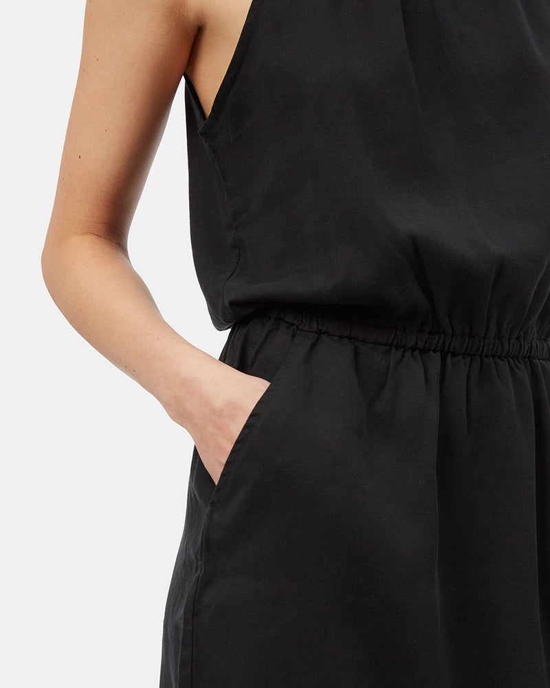 Black Women's Halterneck Summer Dress