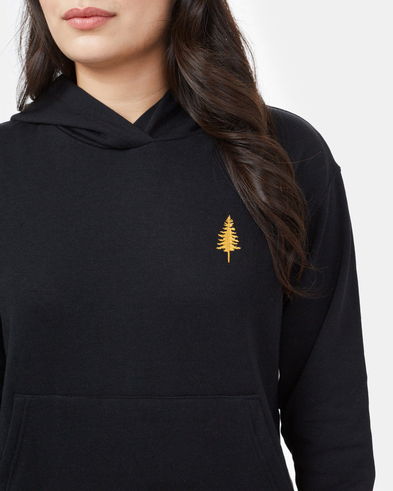 Black,Yellow Organic Fleece Pullover Hoodie