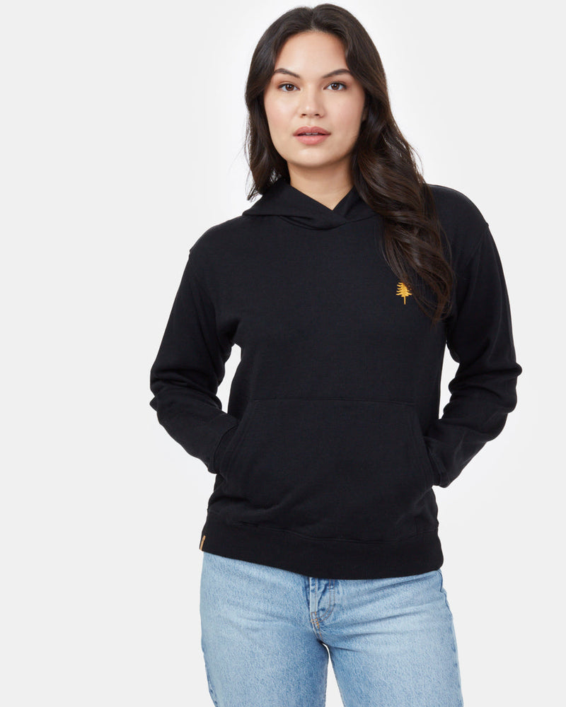 Black,Yellow Organic Fleece Pullover Hoodie